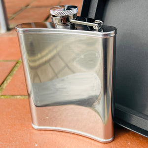 Hip Flask 6oz with Fish Emblem