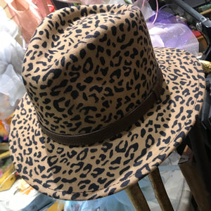 Fedora hat - leopard