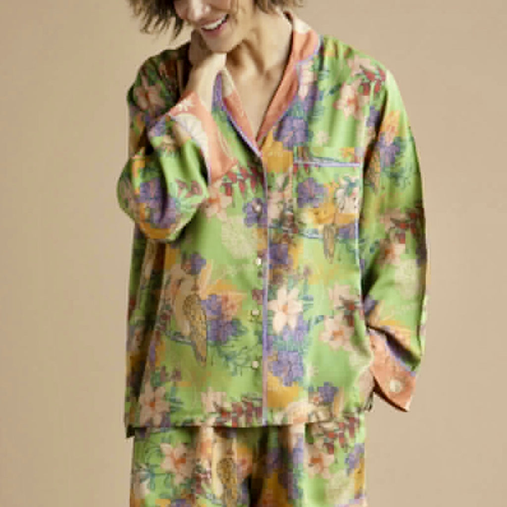 Pyjamas - Green Floral