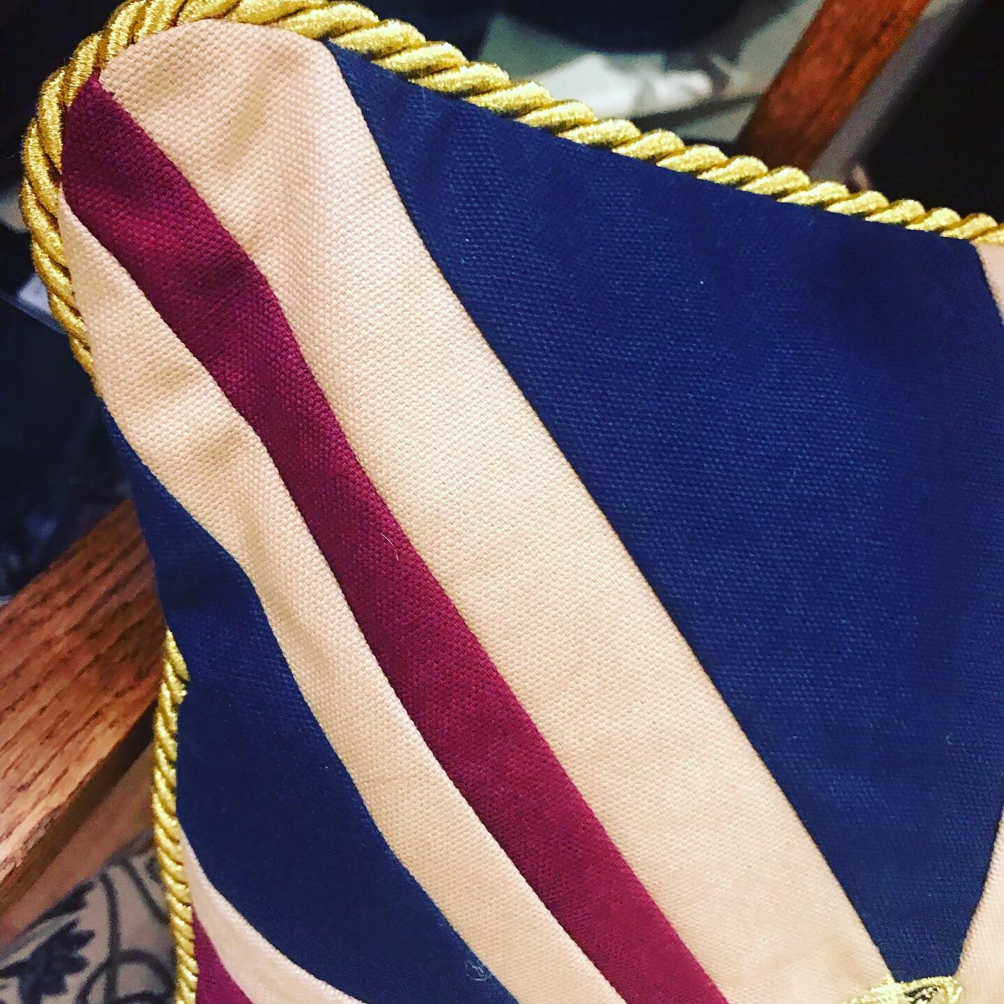 Aged union Flag 18” created cushion