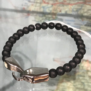 Bracelet : Matt Beads Hook Clasp