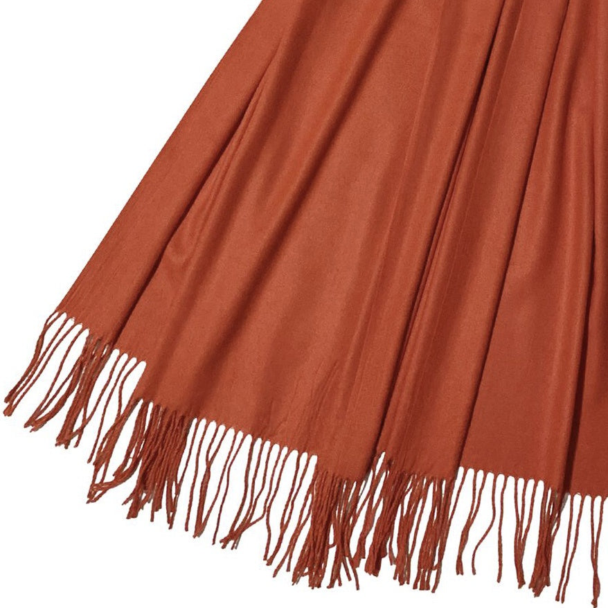 Pashmina Scarf With Fringe