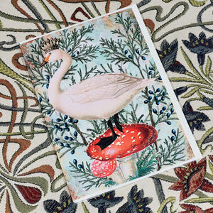 Greetings Card - Goose and Crown