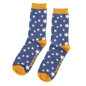 Mr Heron Mens Socks - Stars