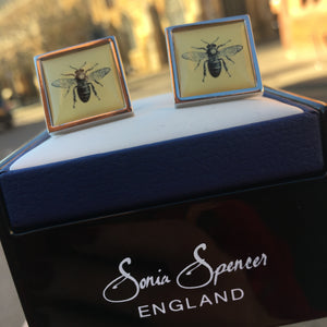 Bee - Gold Cufflinks