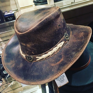 Firm Leather Cowboy Hat