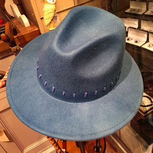 Firm felt fedora hat