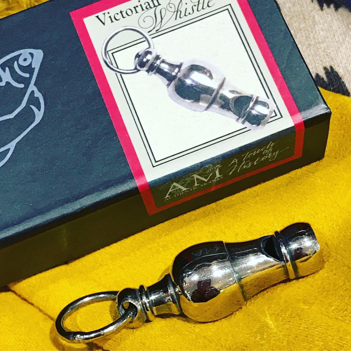 Silver plated whistle