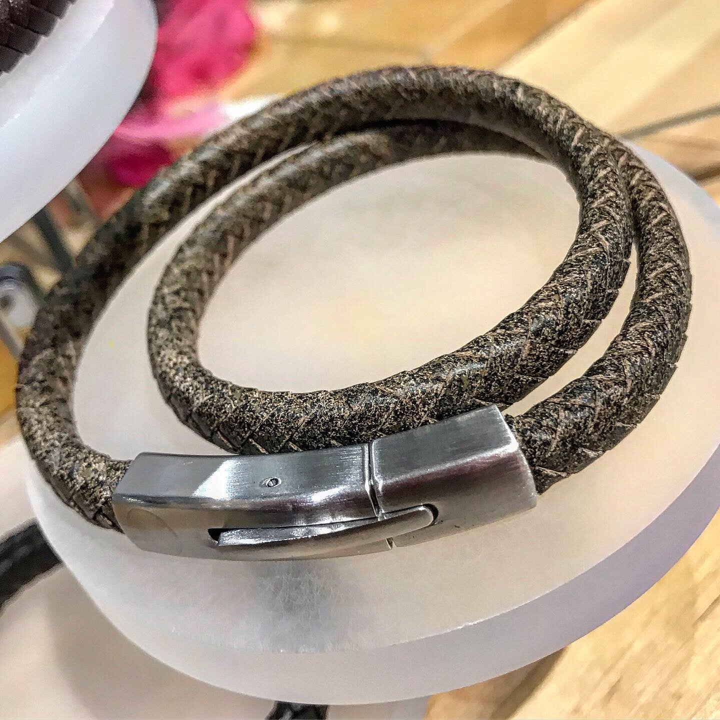 Leather bracelet