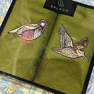 Pair of boxed handkerchiefs