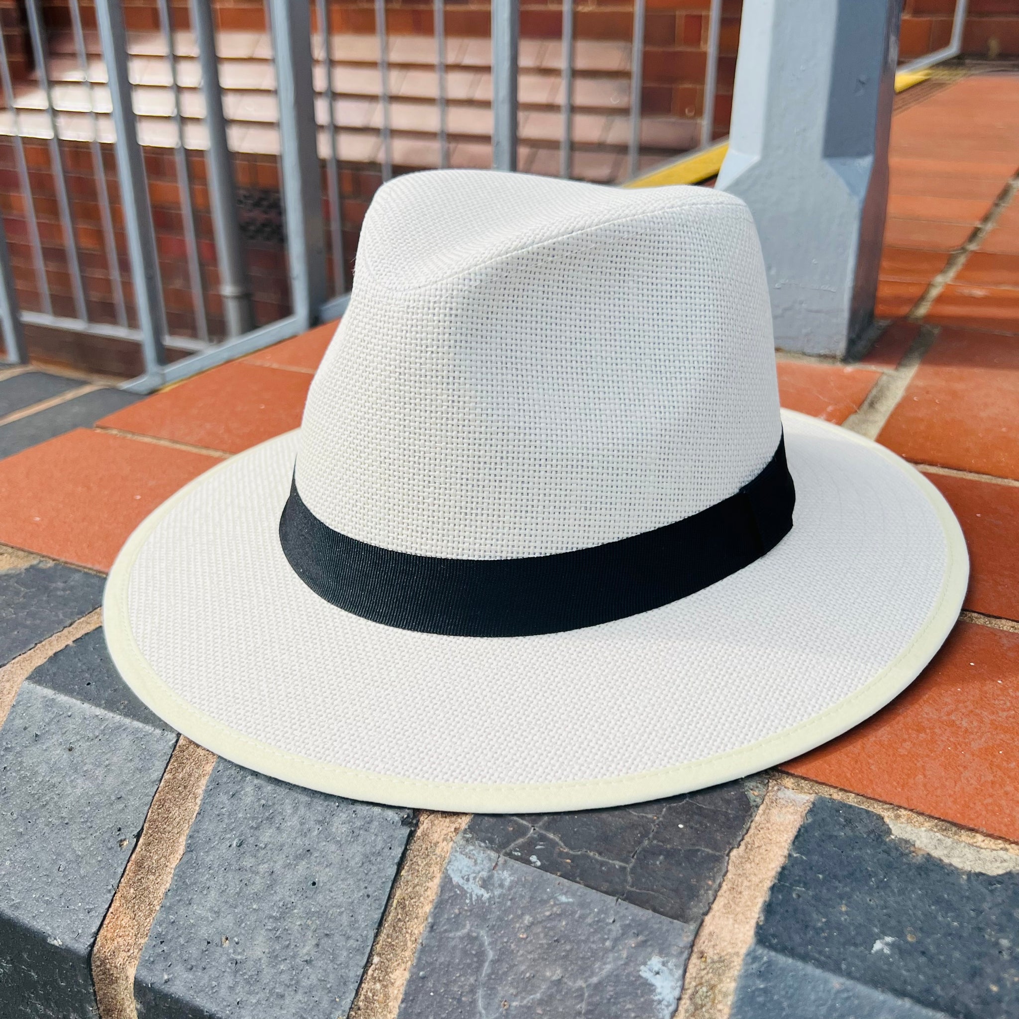 Paper Straw Safari Fedora Hat