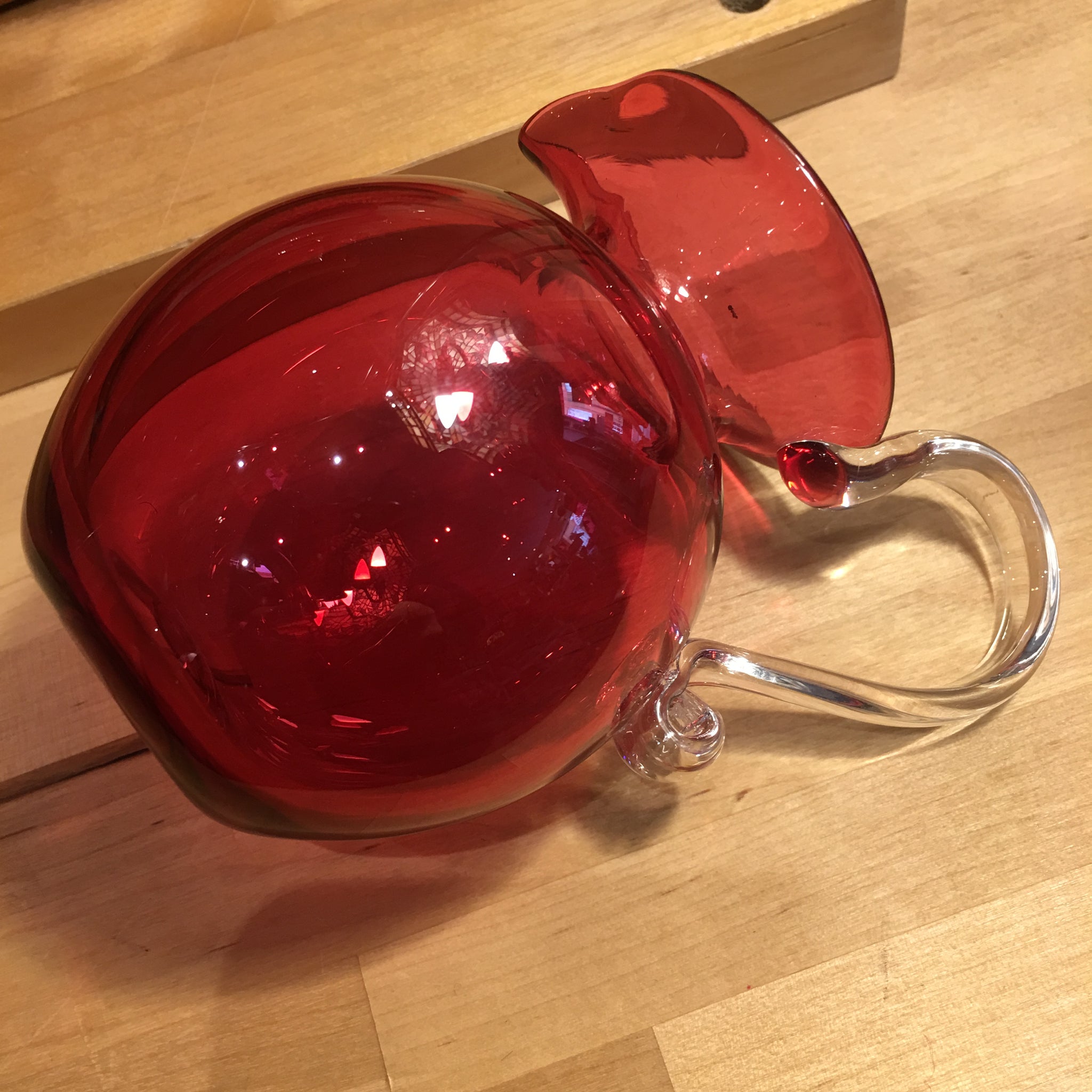 Cranberry Glass Jug