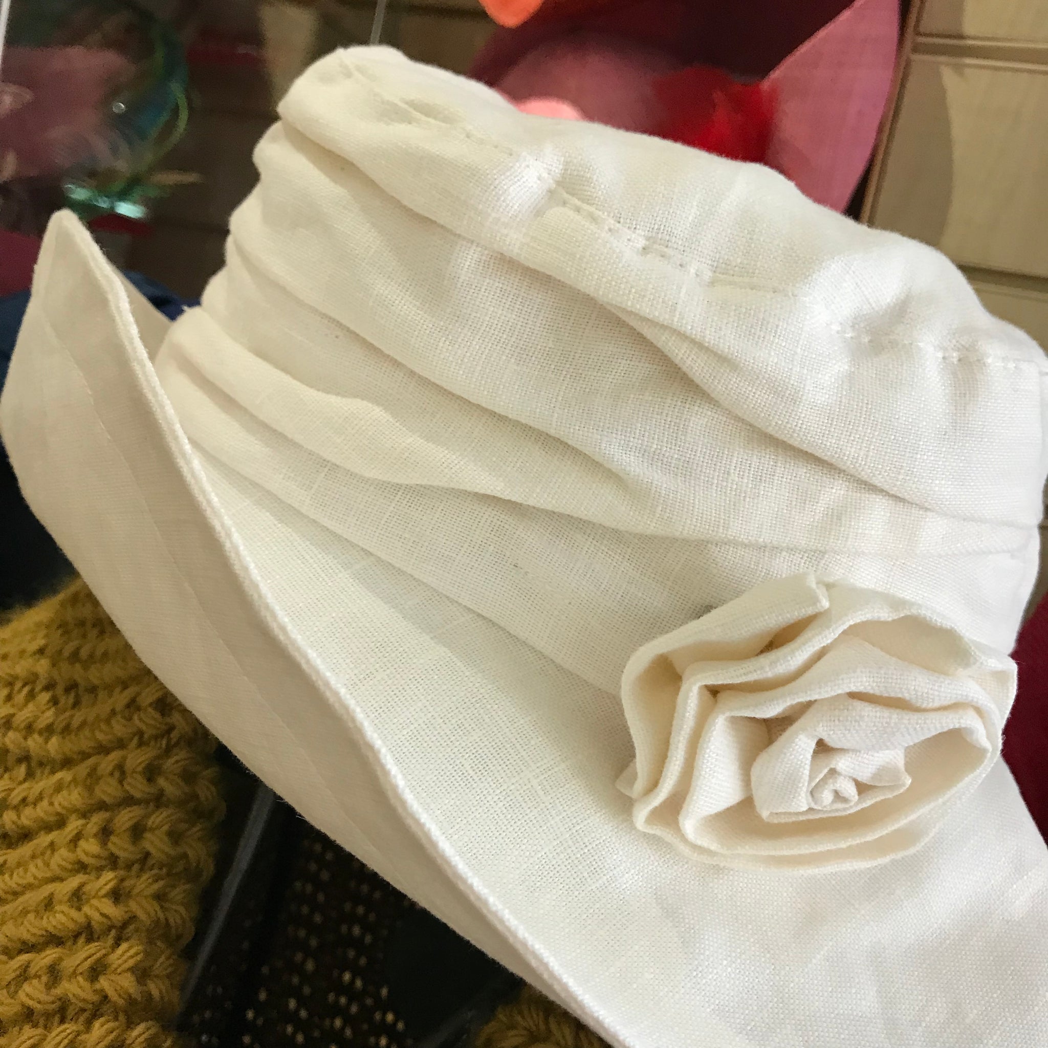 Yvonne Cloche Hat with Detachable Flower