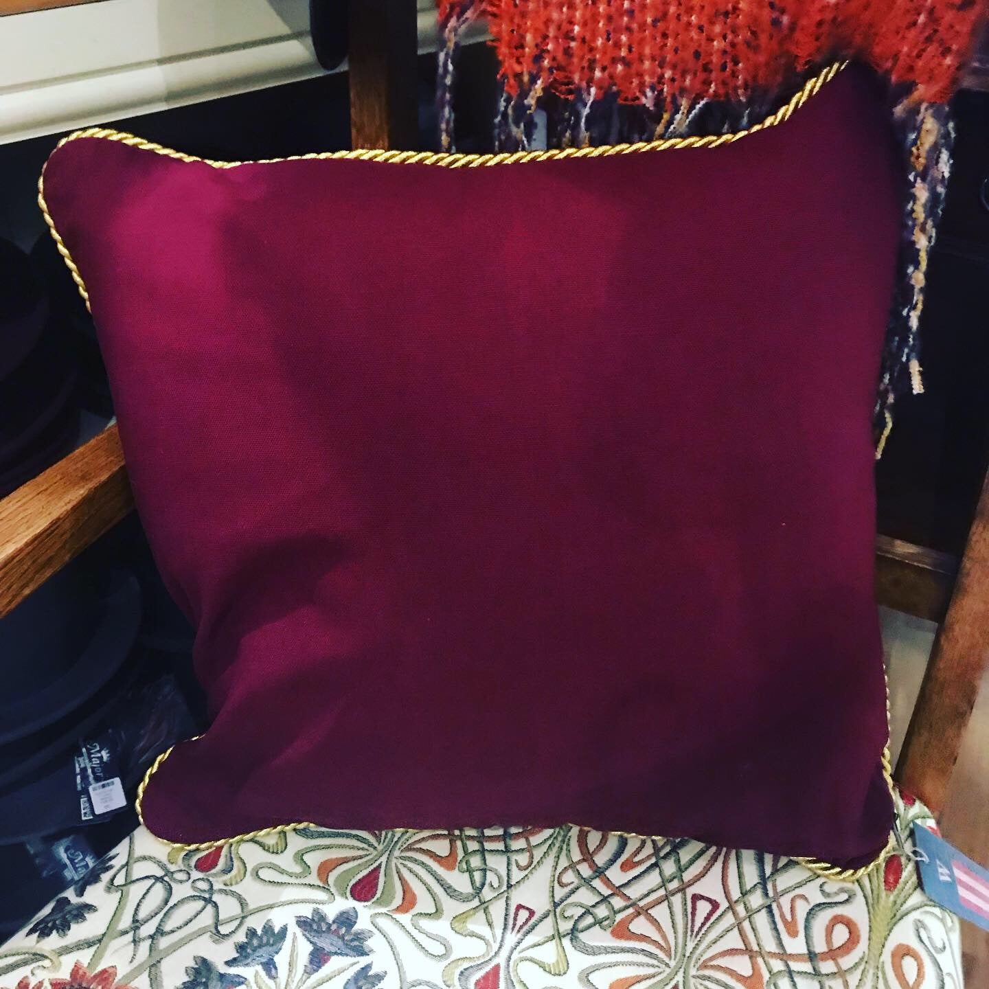 Aged union Flag 18” created cushion