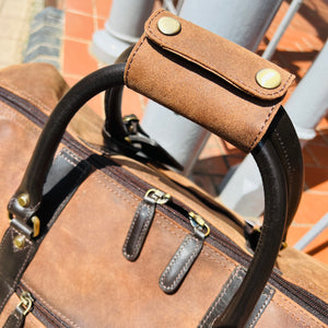 Leather Marcus Weekend Holdall Bag