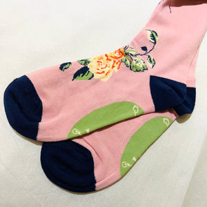 Knee High Socks - Floral Vines
