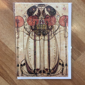 The Wassail, Art Nouveau Card