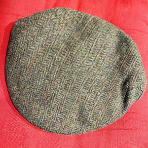 Angus Herringbone Flat Cap