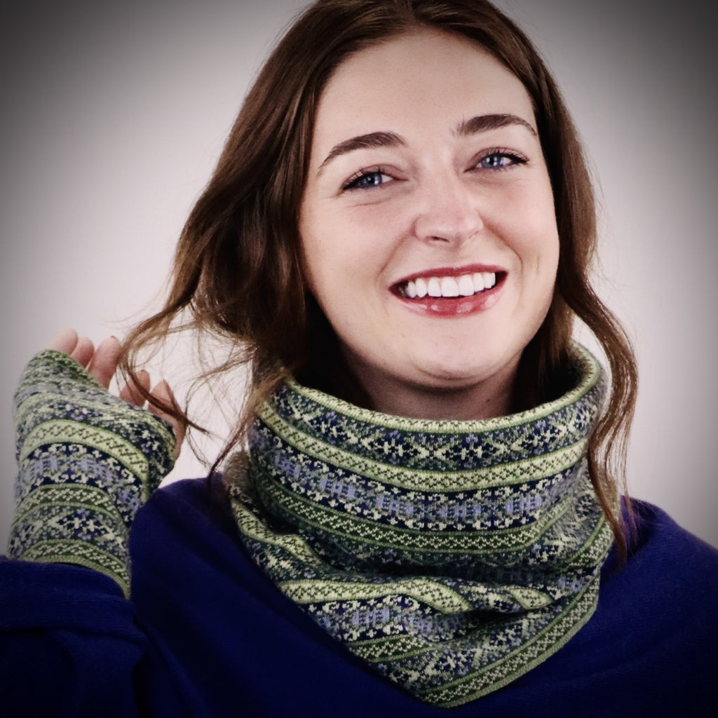 Cashmere Blend Fairisle Snood