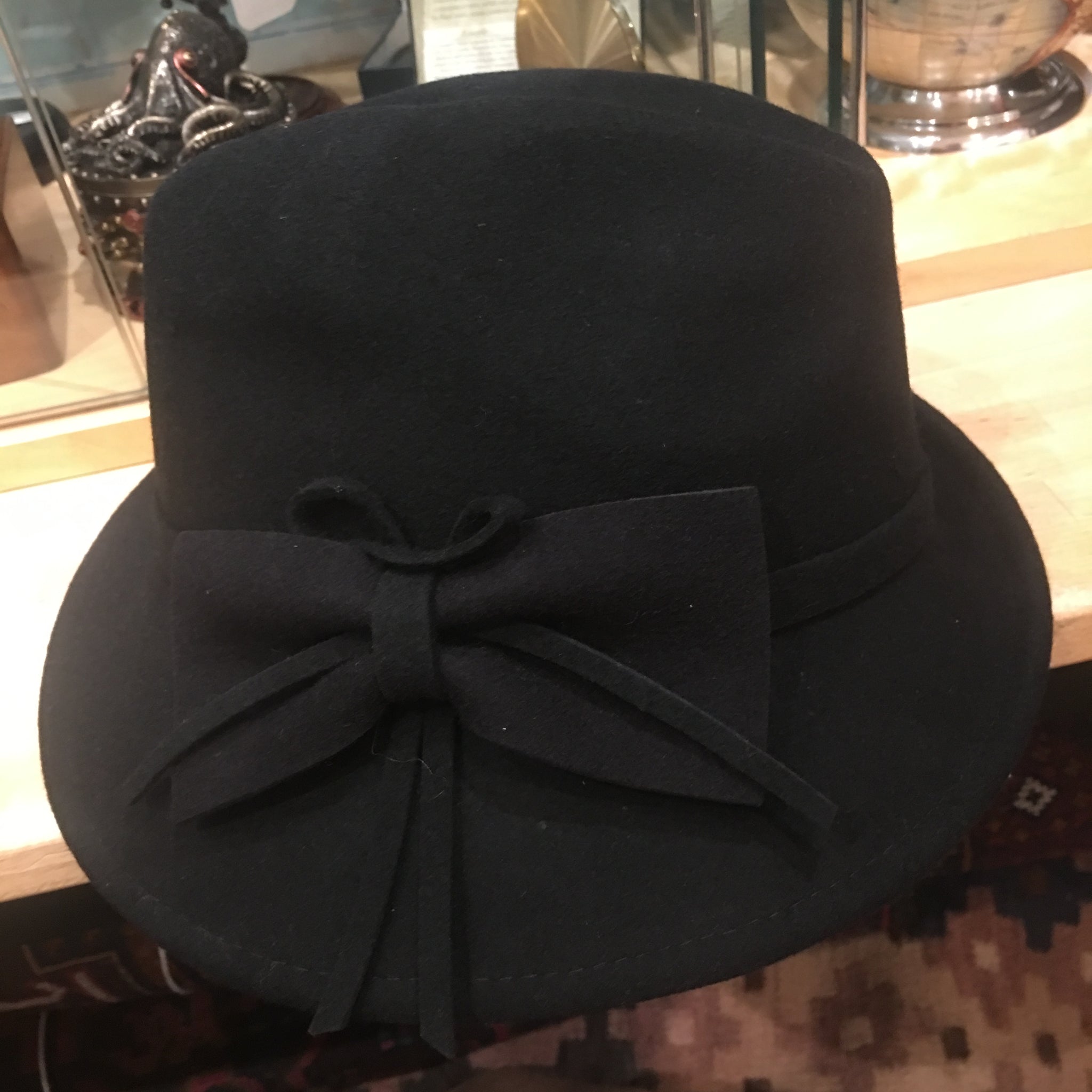 Trilby style cloche hat