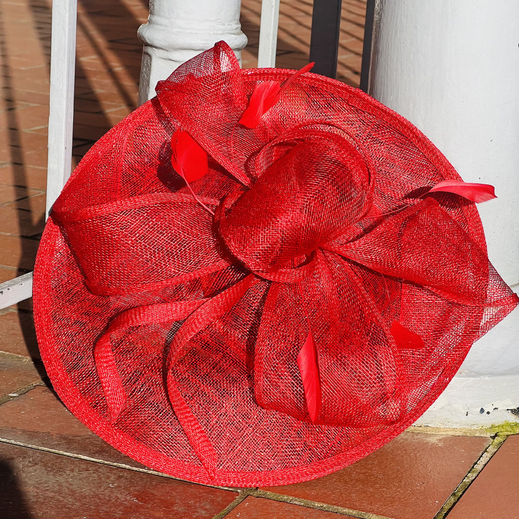Rosie Sinamay Fascinator With Bow