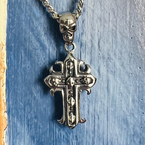 Small Cross Pendant with Chain