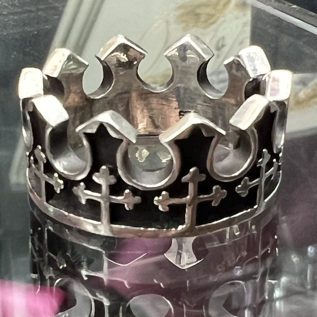 925 Sterling Silver Crown Ring