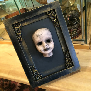 Framed Fallen Dark Cherub