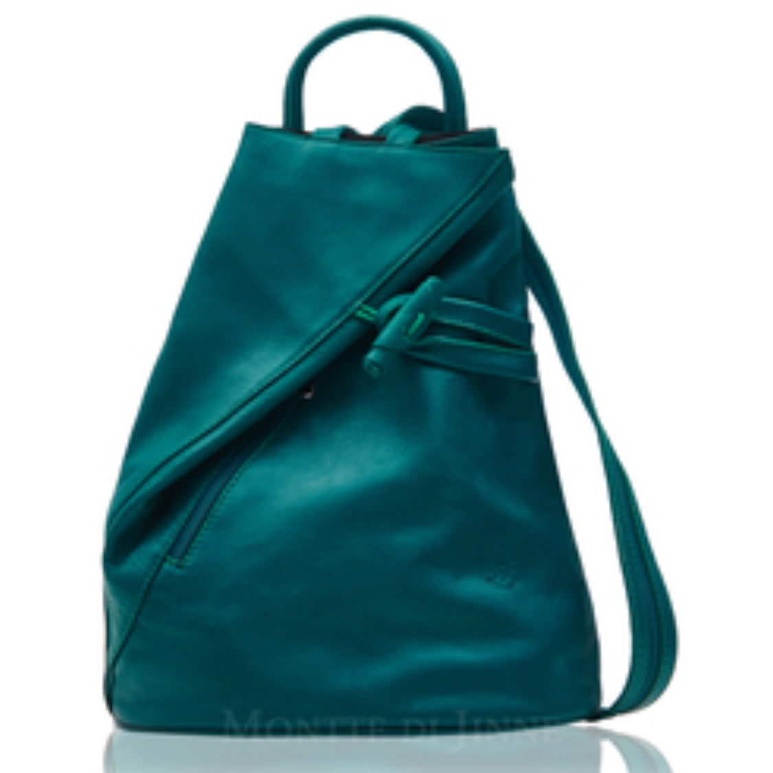 Italian Leather Toggle Rucksack Bag