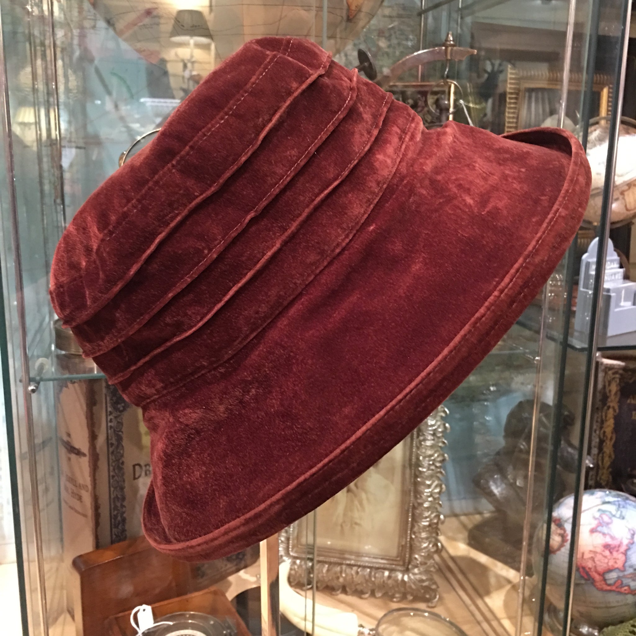 Sophie suedette ridged hat