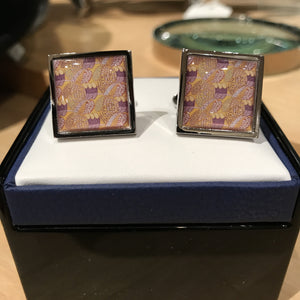 Cufflinks - Mackintosh Gold and Purple