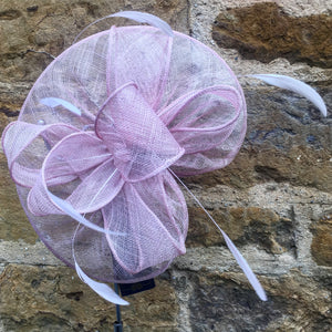 Sinamay fascinator 