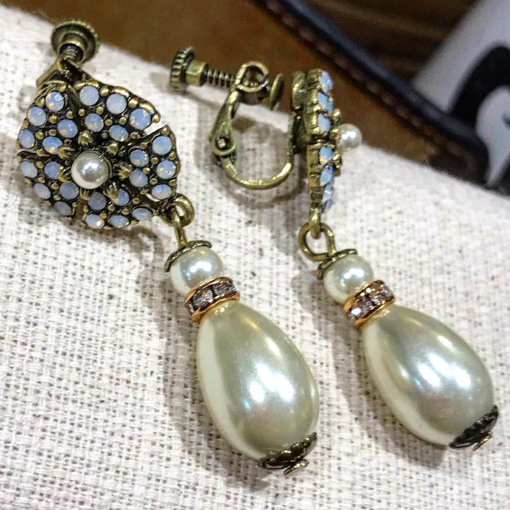 Miriam Haskell drop earrings