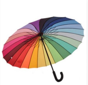 Umbrella - 105cm Dia - Rainbow