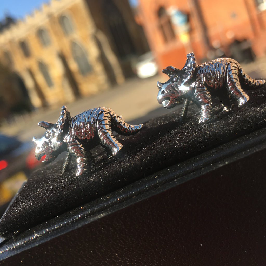 Cufflinks - Triceratops Dinosaur