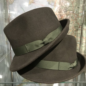 Trilby Hat Olive Green - M