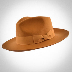 Gladwin Bond Grace Stiff Snap Brim Fedora