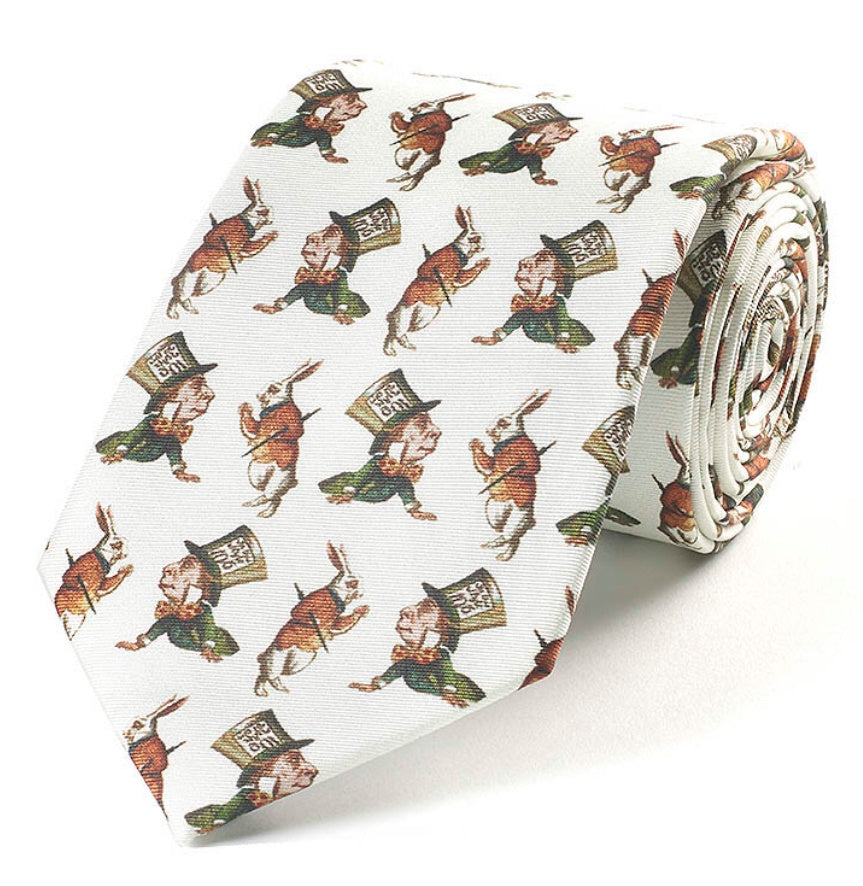 Silk Tie - mad Hatter