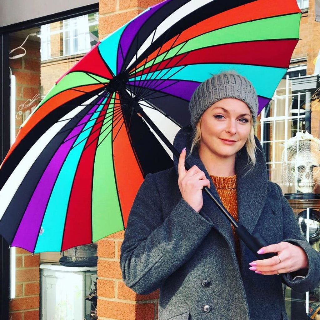 Multicoloured umbrella