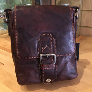 Trent cross body leather - brown