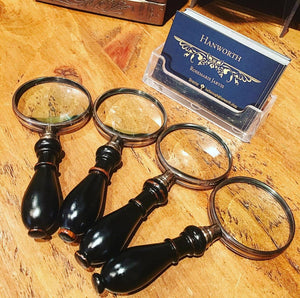 Magnifying Glass with Wooden Turned Handle