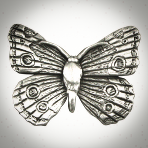 Pewter butterfly  lapel pin