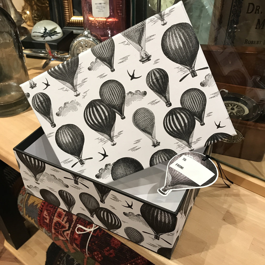 Hot Air Balloon Box and Gift Tag